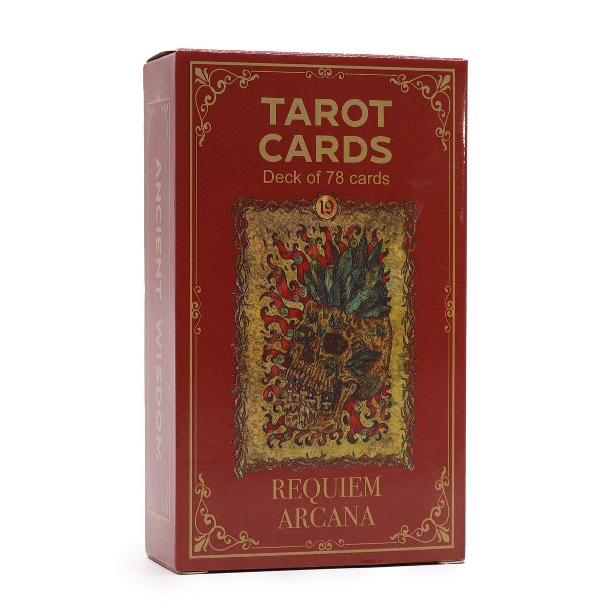Taro kortos „Requiem Arcana“ su knygele – gotikinė kaladė