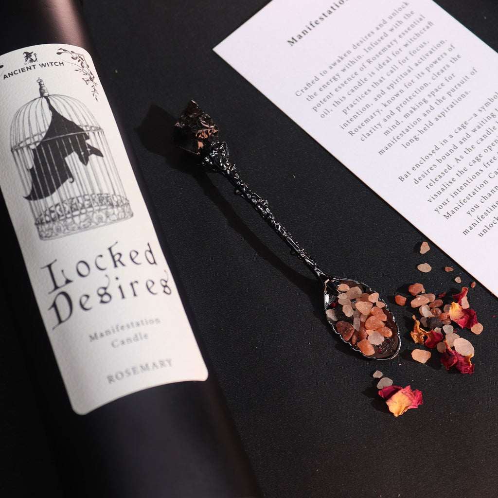 „Ancient Witch“ ritualinė žvakė „Locked Desires“ – norų ir ketinimų ritualams