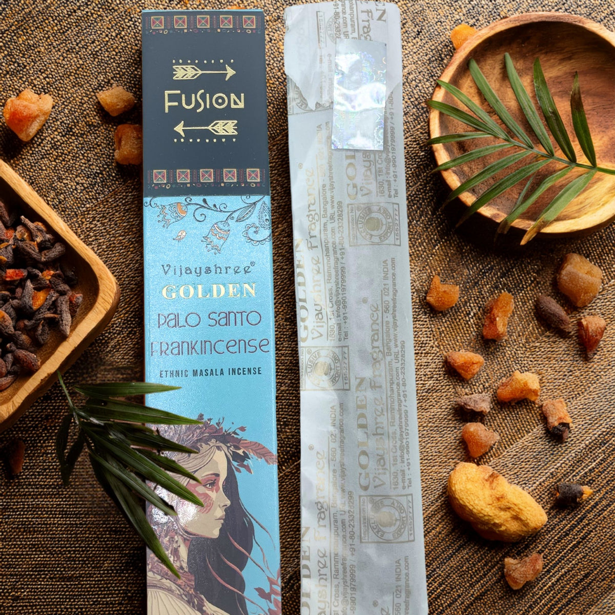 Smilkalai „Golden Palo Santo & Frankincense“, 15 g